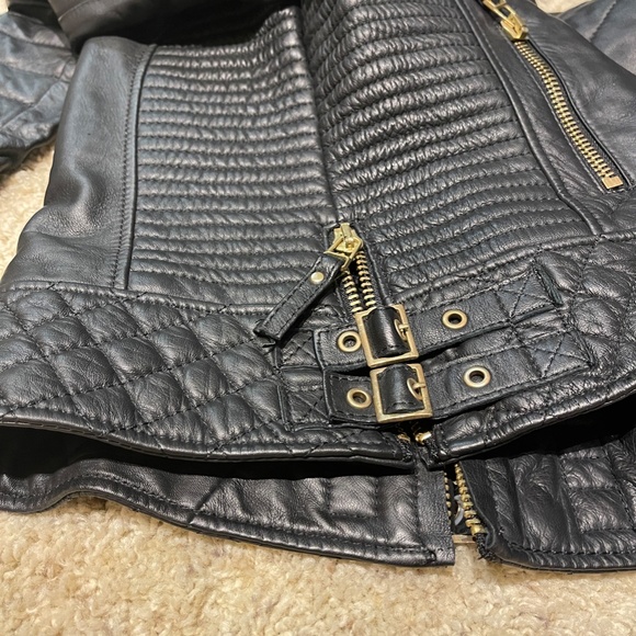 BODA SKINS Kay Michaels 100% Leather Jacket Size 6 - Picture 7 of 16